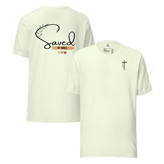 “Saved by Grace” Christian T-Shirt Unisex t-shirt